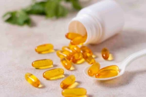 Gélules de vitamine D illustrant la supplémentation en vitamine D en hiver.